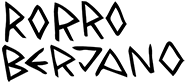 Rorro Berjano. Official Site Logo